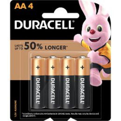 4 Pack Duracell Coppertop AA Battery - The Base Warehouse