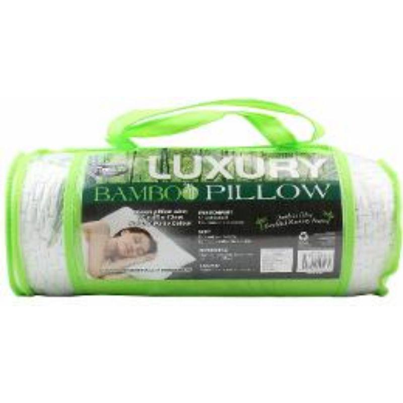 Luxury Bamboo Pillow Queen - 65cm x 45cm x 12cm