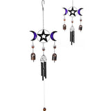 Load image into Gallery viewer, Triple Moon With Bells Wind Chime
