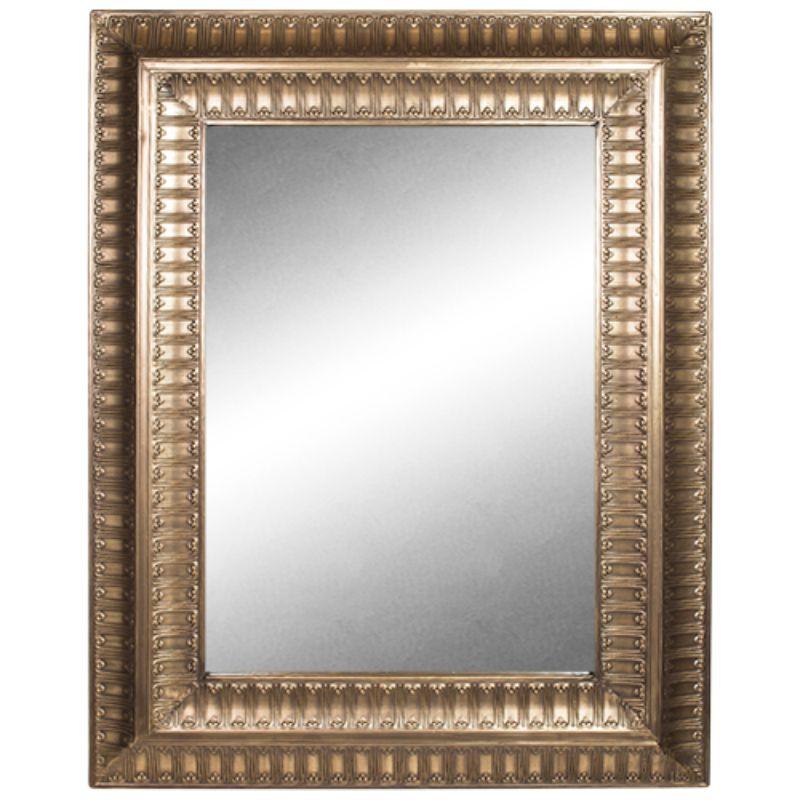 Pressed Metal Rectangle Mirror - 86.5cm x 7.5cm x 110cm