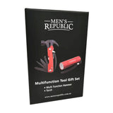 Load image into Gallery viewer, Red Metallic Multifunction Hammer &amp; Torch Tool Gift Set
