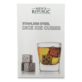 Load image into Gallery viewer, 4 Pack Stainless Steel Dice Ice Cubes - 0.27cm x 0.27cm x 0.27cm
