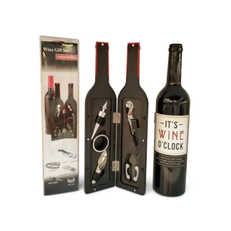 5 Pack Wine Tool Gift Set - 32cm x 7cm x 7cm