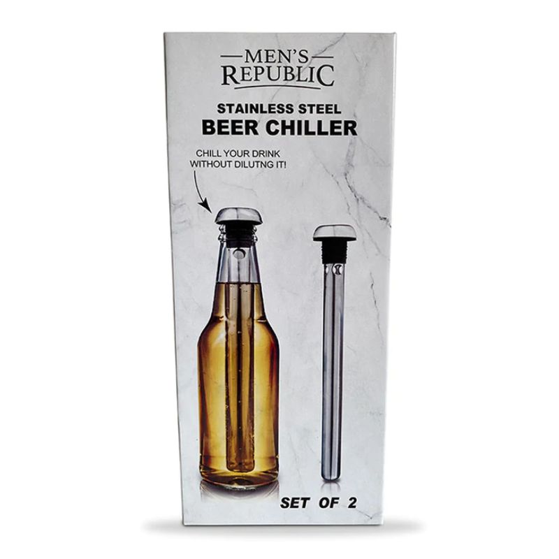 2 Pack Beer Chiller - 1.6cm x 1.6cm x 21.5cm