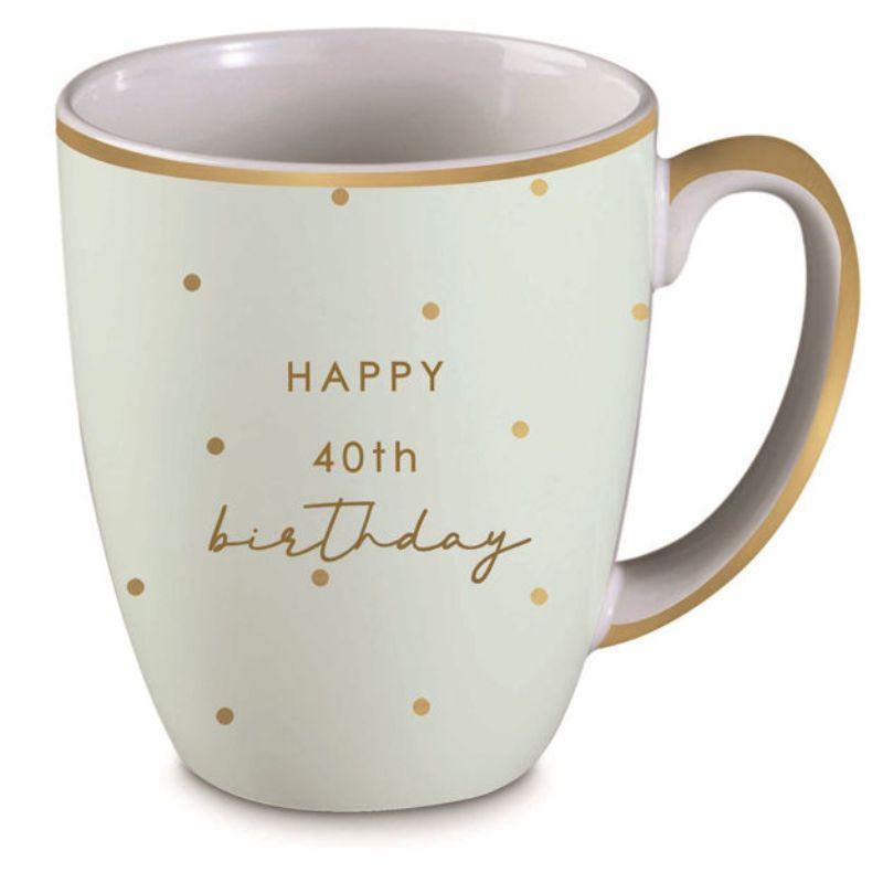 40th Mint Pastel Mug - 355ml