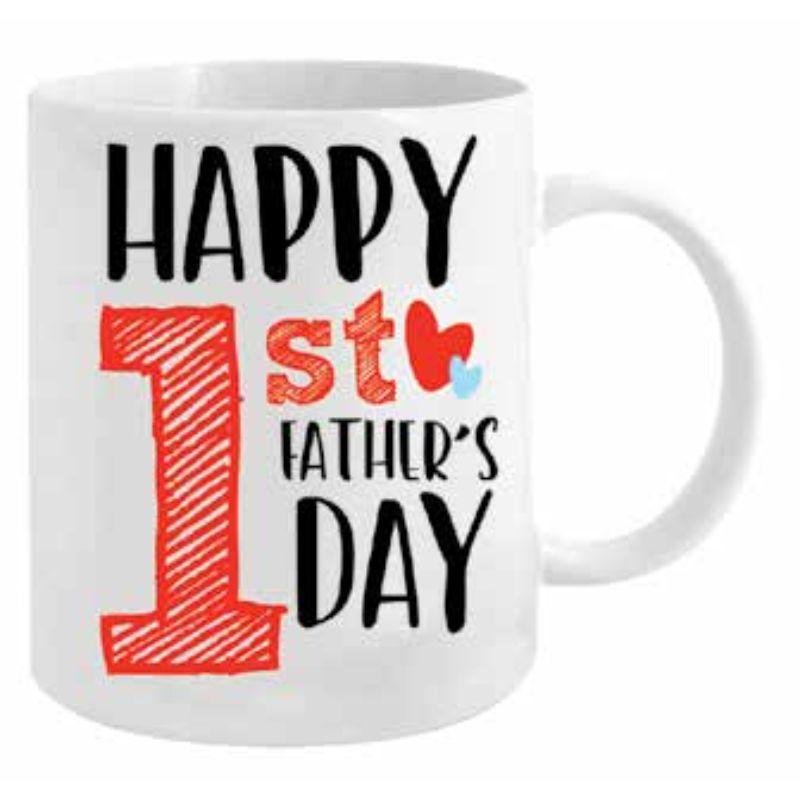 Happy First Fathers Day Mug & Coaster Set - 355ml