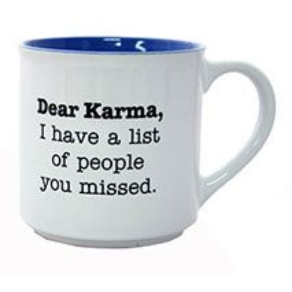 Ceramic Dear Karma Coffee Mug - 250ml