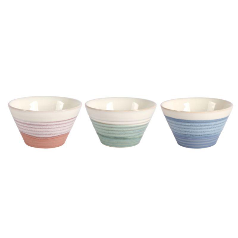 3 Tone Pastel Stoneware Bowl - 400ml