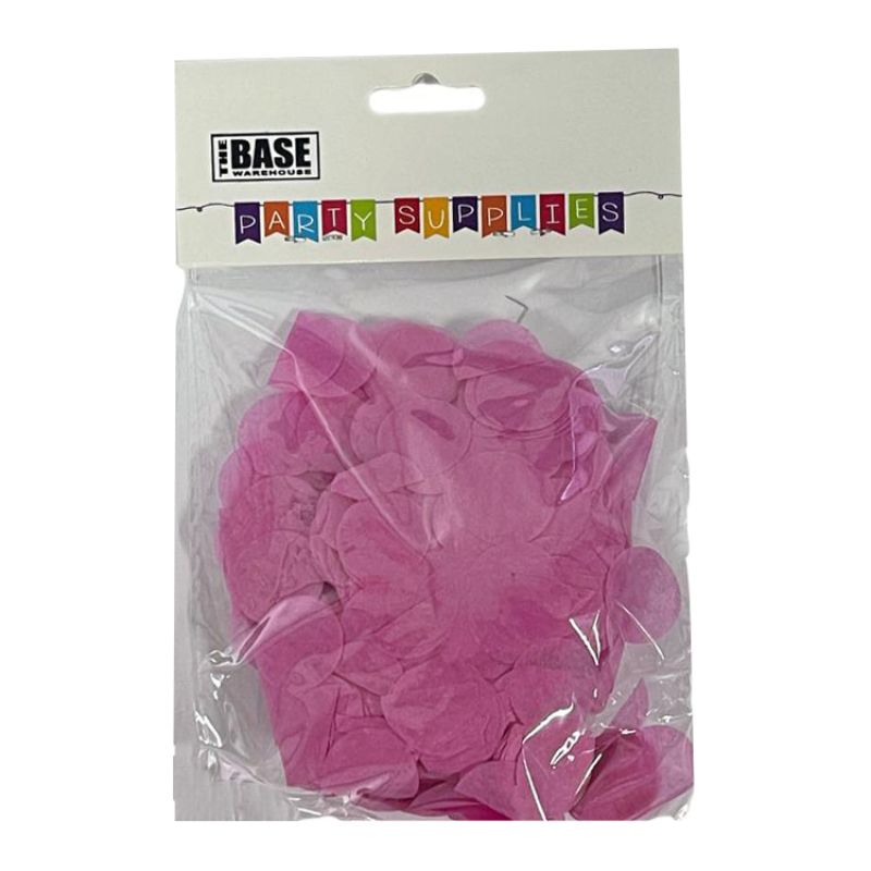 Mid Pink 2cm Paper Confetti - 20g