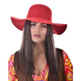 Load image into Gallery viewer, Red Hippie Wide Brim Adult Hat - One Size Fits Most
