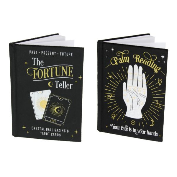 Fortune Teller/Palm Reading Velvet Journal Notebook - 20cm x 15cm