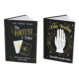 Load image into Gallery viewer, Fortune Teller/Palm Reading Velvet Journal Notebook - 20cm x 15cm
