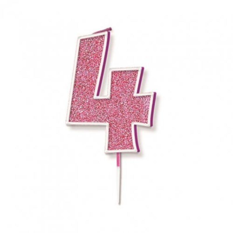 Sparkling Fizz Pink #4 Candle - 7.5cm