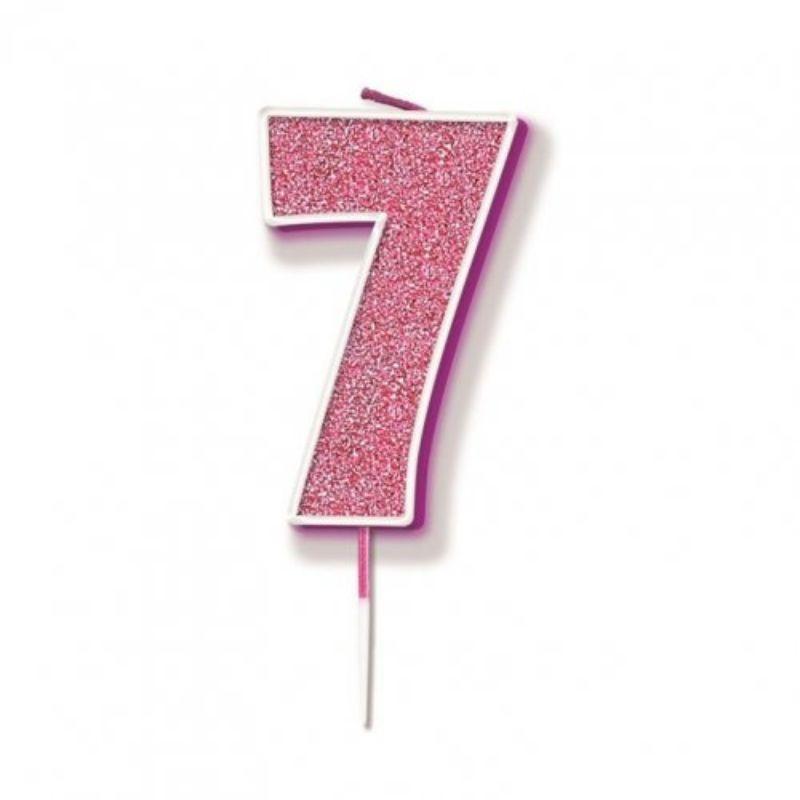 Sparkling Fizz Pink #7 Candle - 7.5cm
