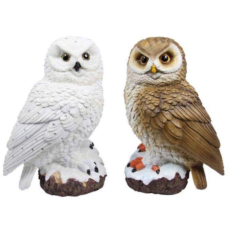 Realistic Owl on Base - 26cm - The Base Warehouse
