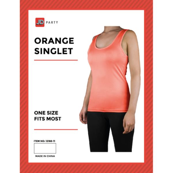 Orange Singlet - One Size