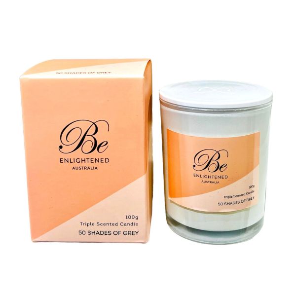 Be Enlightened 50 Shades Of Grey Triple Scented Candle Petite - 100g