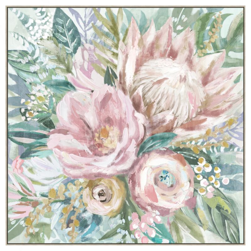 Bloom Baby Bloom Painting Wall Art - 83cm x 83cm