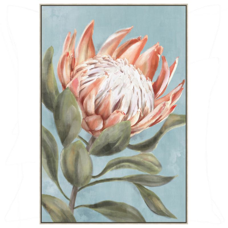 On My Grown Flower Painting Wall Art - 63cm x 93cm