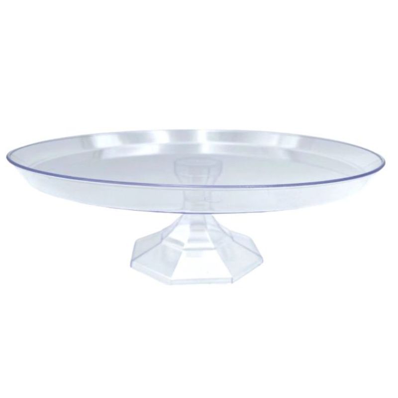 Clear Acrylic Medium Cake Stand - 26cm