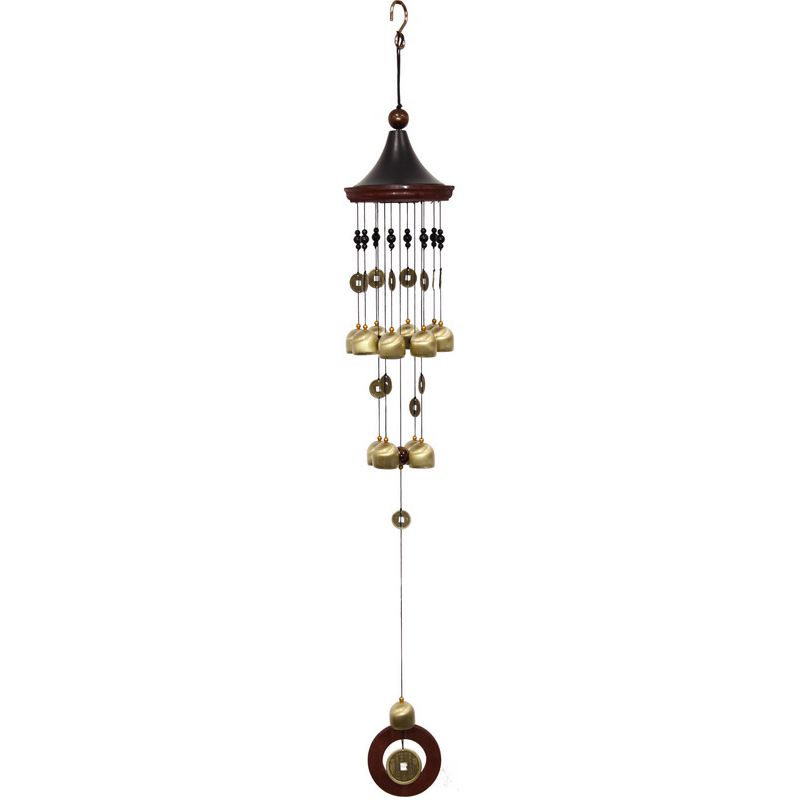 12 Bell Pavillion Wealth Wind Chime - 93cm