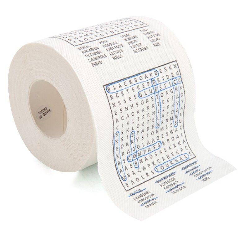 Word Search Toilet Paper - 10cm