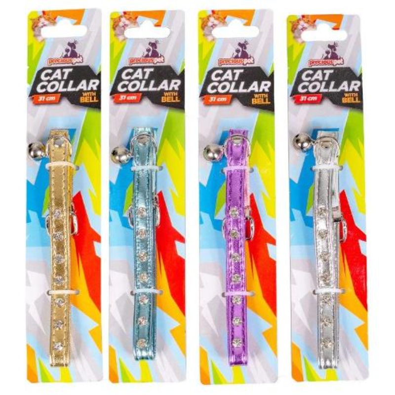 Cat Color Metallic Collar - 30cm