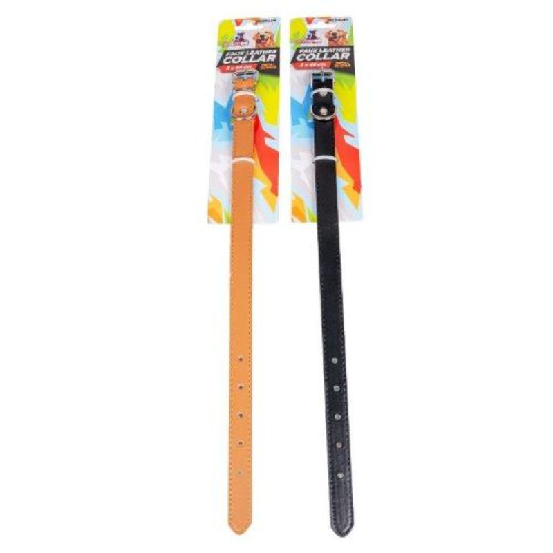 Pets Basic PU Medium Collar - 45cm