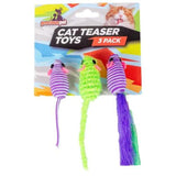 Load image into Gallery viewer, Rope Feather Cat Toy Pk3
