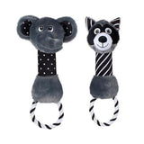 Load image into Gallery viewer, Pets BW Rope Plush Toy - 37cm x 12cm
