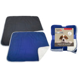 Load image into Gallery viewer, Fleecy Pet Blanket With Sherpa Lining - 80cm x 100cm
