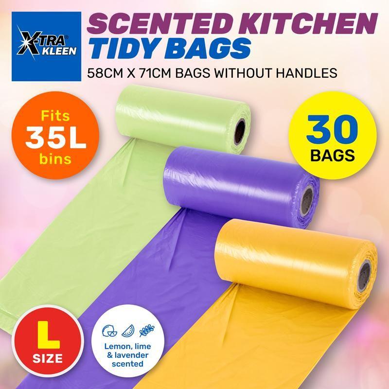 30 Pack Scented Garbage Bags - 35L