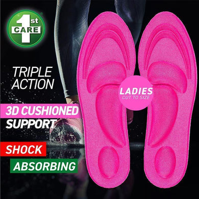 Ladies Triple Action Support Insoles - The Base Warehouse
