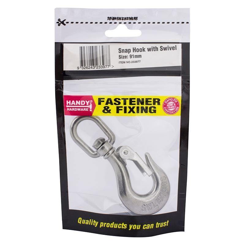 Bag of Snap Hook with Swivel - 91mm - The Base Warehouse