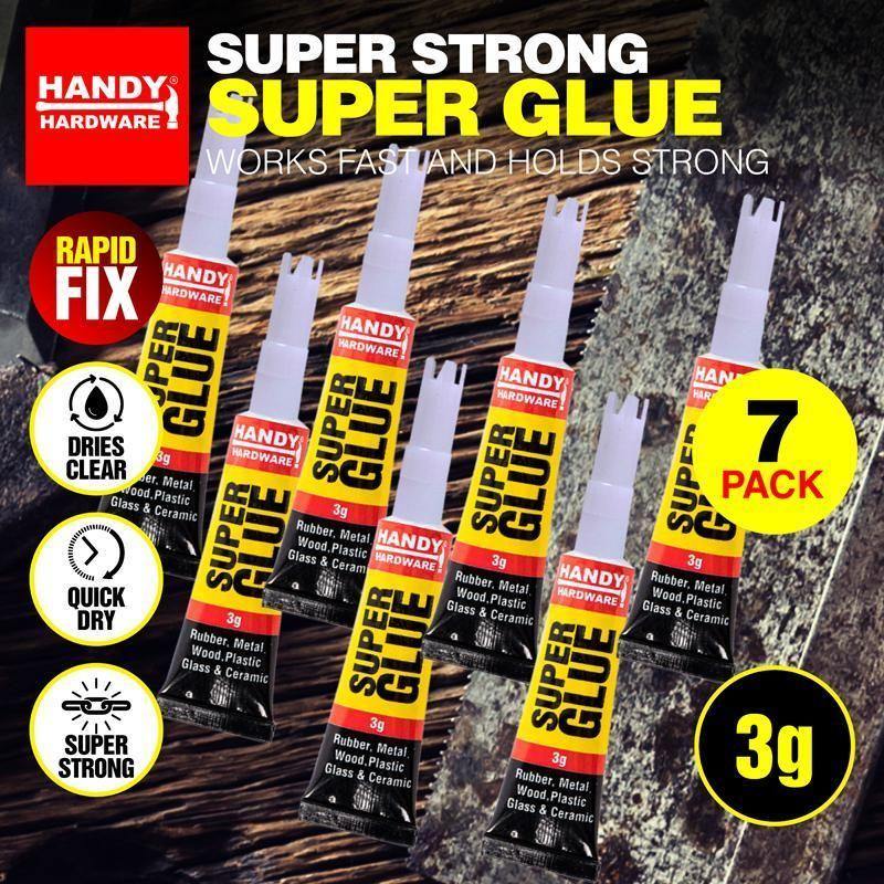 7 Pack Super Glue - 3g - The Base Warehouse