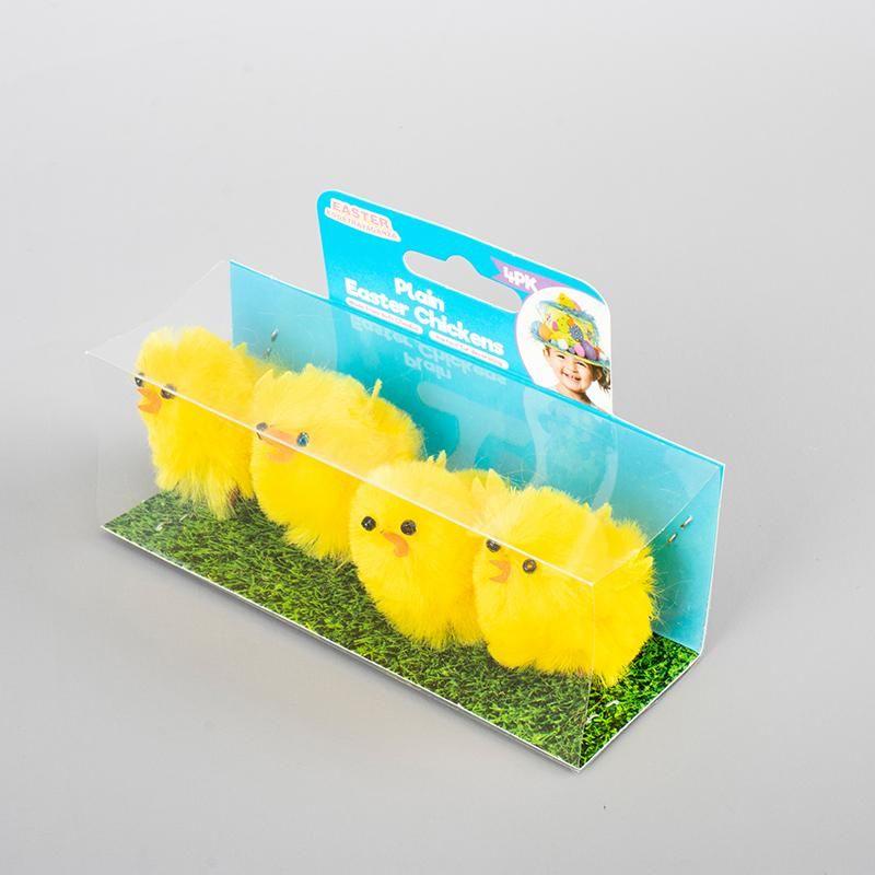 4 Pack Large Easter Chicken - 4.5cm