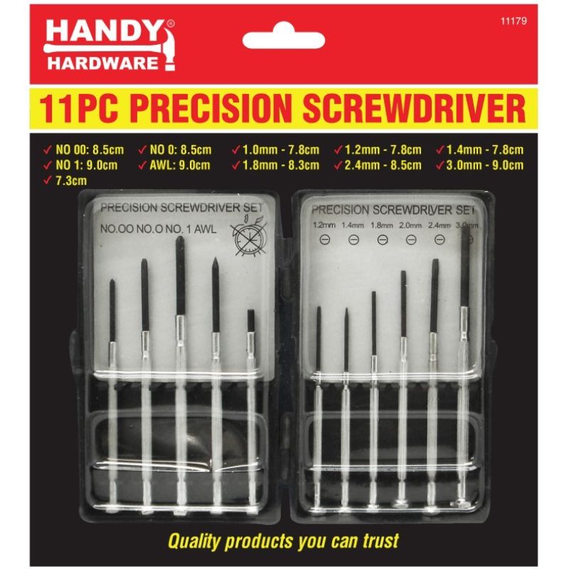 11 Pack Precision Screwdriver Set
