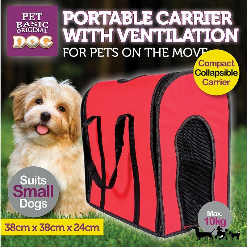 Potable Carrier with Ventilation for Pet - 38cm x 38cm x 24cm