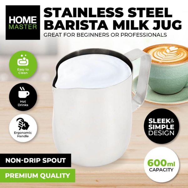 Stainless Steel Milk Jug - 600ml