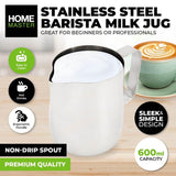 Load image into Gallery viewer, Stainless Steel Milk Jug - 600ml

