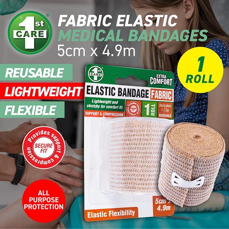 Elastic Medical Bandage - 5cm x 4.9m