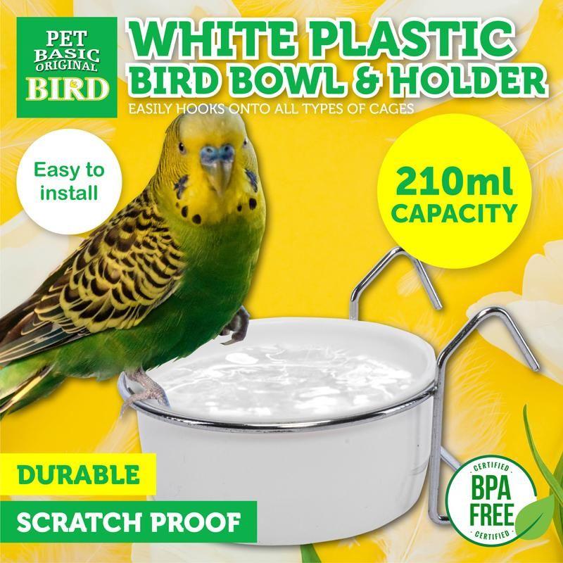 Bird Cage Bowl with Stainless Steel Holder
