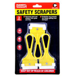 Load image into Gallery viewer, 3 Pack Safety Scrapers - 10cm x 5cm
