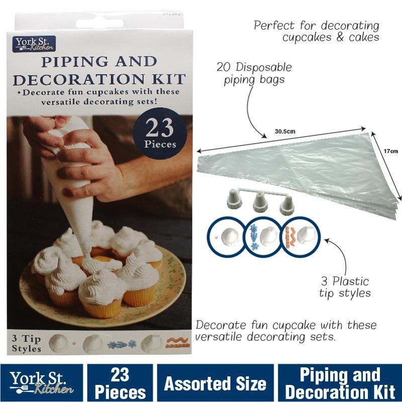 23 Pieces Piping and Decoration Kit