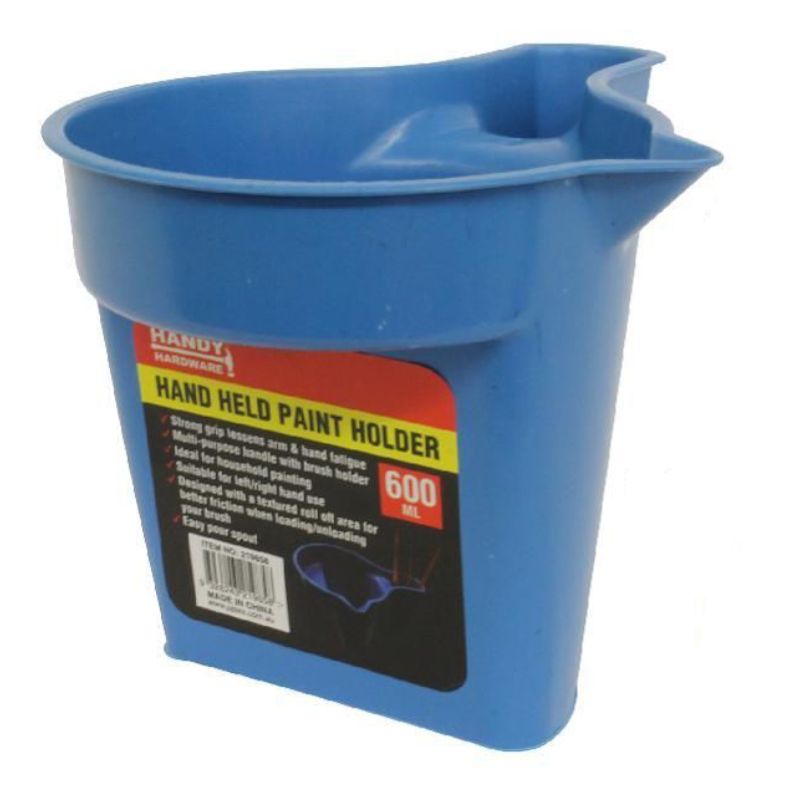 Blue Hand Held Paint Holder - 600ml