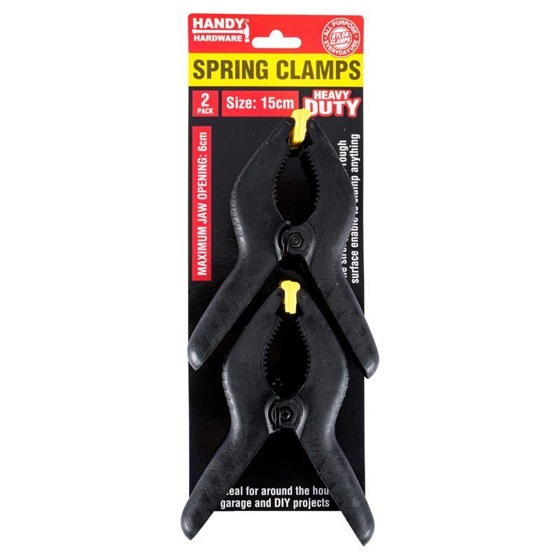 2 Pack Spring Clamps - 15cm