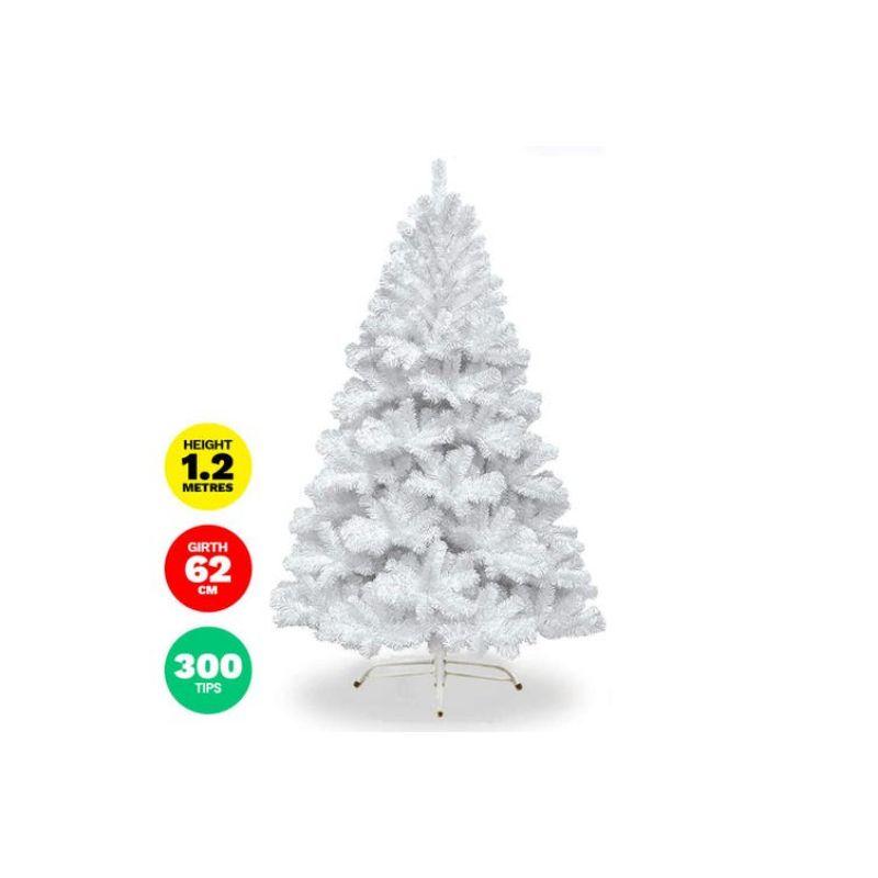 Pine White Christmas Tree 300 Tips - 120cm