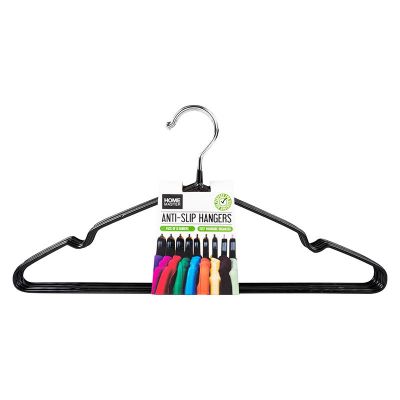 8 Pack PVC Coated Anti Slip Coat Hangers