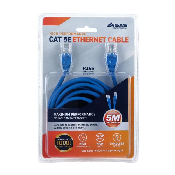 Cat 5E Ethernet Cable - 5m