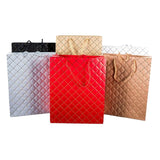 Load image into Gallery viewer, Gold Diamond Large Gift Bag - 26cm x 32cm x 12cm
